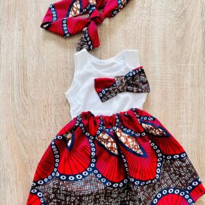 Robe rouge fille WAX
