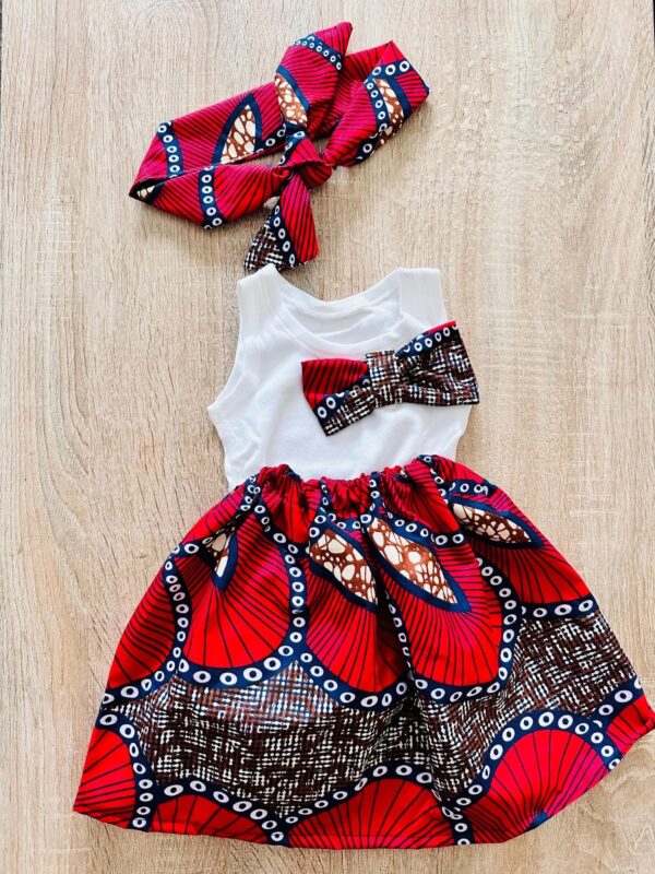 Robe rouge fille WAX